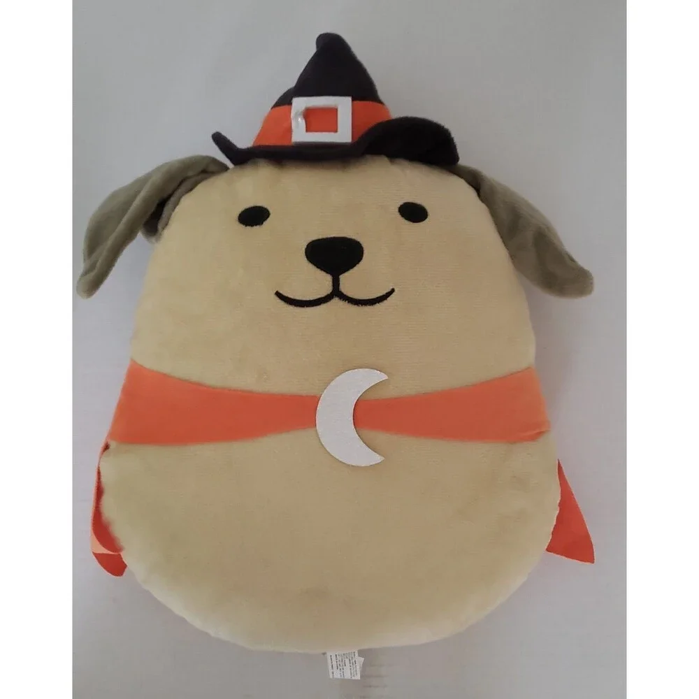 2 Target Bullseye Playground Halloween Dog Ghost & Witch Plush Pillows Set 2024